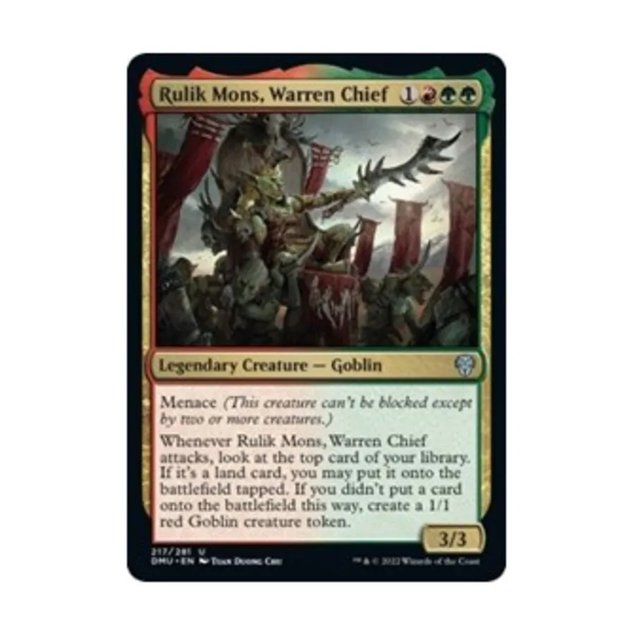 CCG Рулик Монс, Уоррен Чиф (В), MTG - Dominaria United 
CCG Рулик Монс, Уоррен Чиф (В), MTG - Dominaria United