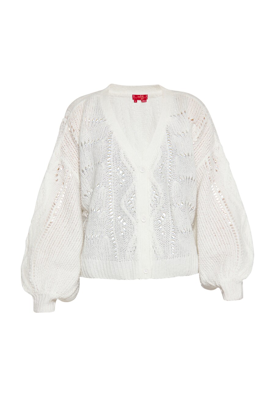 Вязаный кардиган swirly, белый
Вязаный кардиган swirly, белый