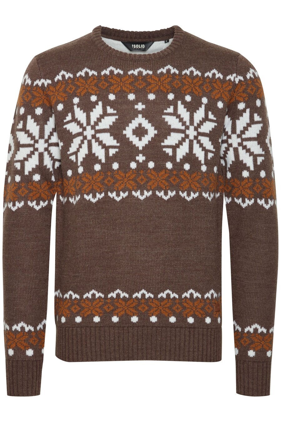 Свитер !Solid NORWIG, коричневый 
Свитер !Solid NORWIG, коричневый