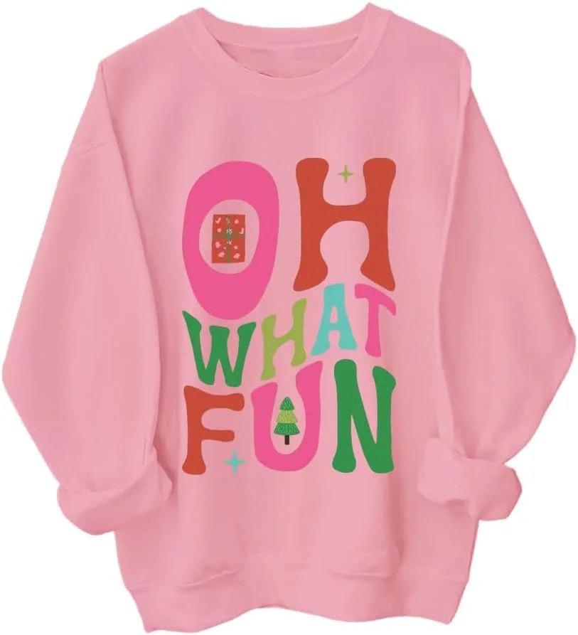 Рождественский свитшот-худи Oh What Fun, праздничный пуловер для женщин и мужчин SIMJEW
Рождественский свитшот-худи Oh What Fun, праздничный пуловер для женщин и мужчин SIMJEW