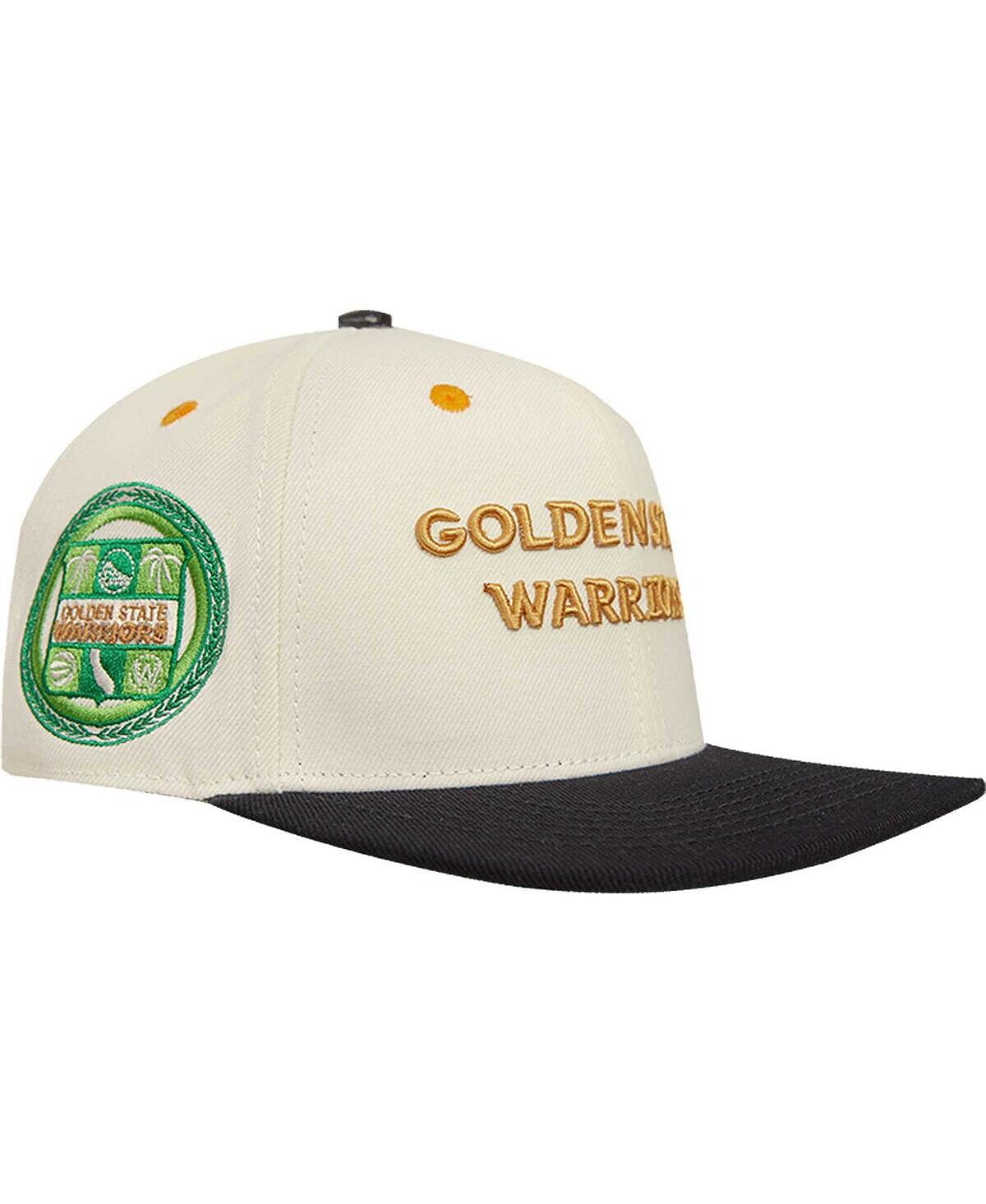 Мужская кремово-черная кепка Snapback с обложкой альбома Golden State Warriors Pro Standard
Мужская кремово-черная кепка Snapback с обложкой альбома Golden State Warriors Pro Standard
