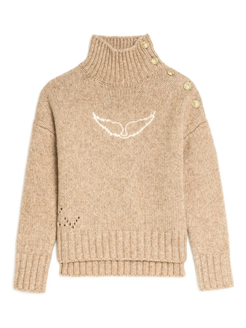 Свитер с высоким воротником Zadig&Voltaire, бежевый
Свитер с высоким воротником Zadig&Voltaire, бежевый