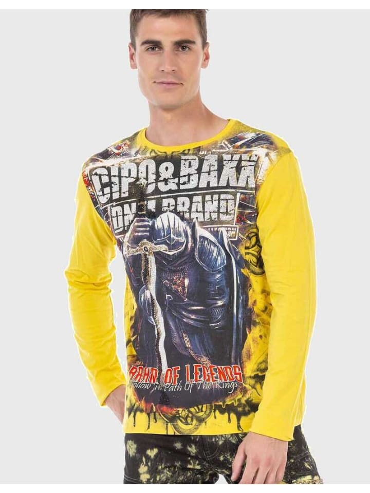Функциональный лонгслив Cipo & Baxx, желтый
Функциональный лонгслив Cipo & Baxx, желтый