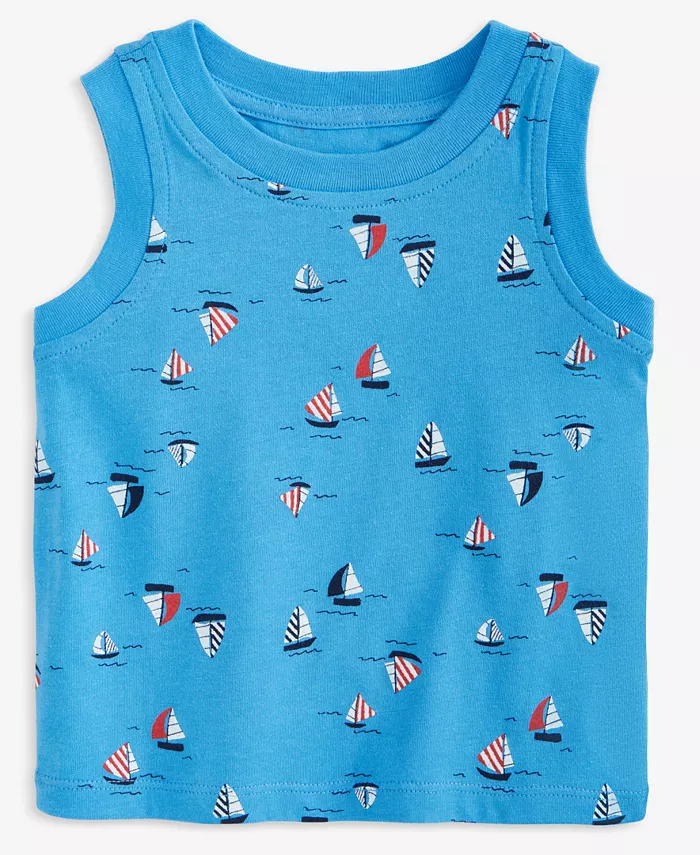 Майка с принтом «Парусник» для маленьких мальчиков First Impressions, синий
Майка с принтом «Парусник» для маленьких мальчиков First Impressions, синий