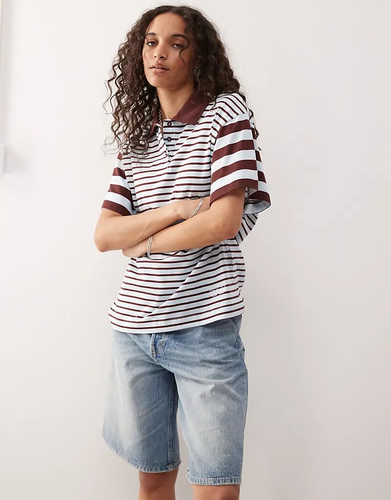 COLLUSION Поло для регби в разноцветную полоску
COLLUSION Поло для регби в разноцветную полоску