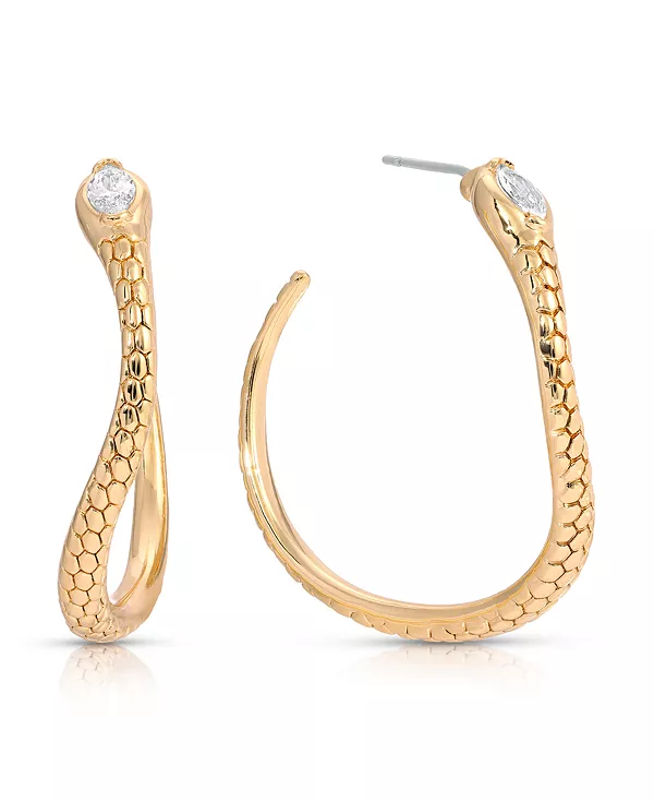 Серьги-Кольца с кубическим цирконием Serpentina Ettika, gold
Серьги-Кольца с кубическим цирконием Serpentina Ettika, gold