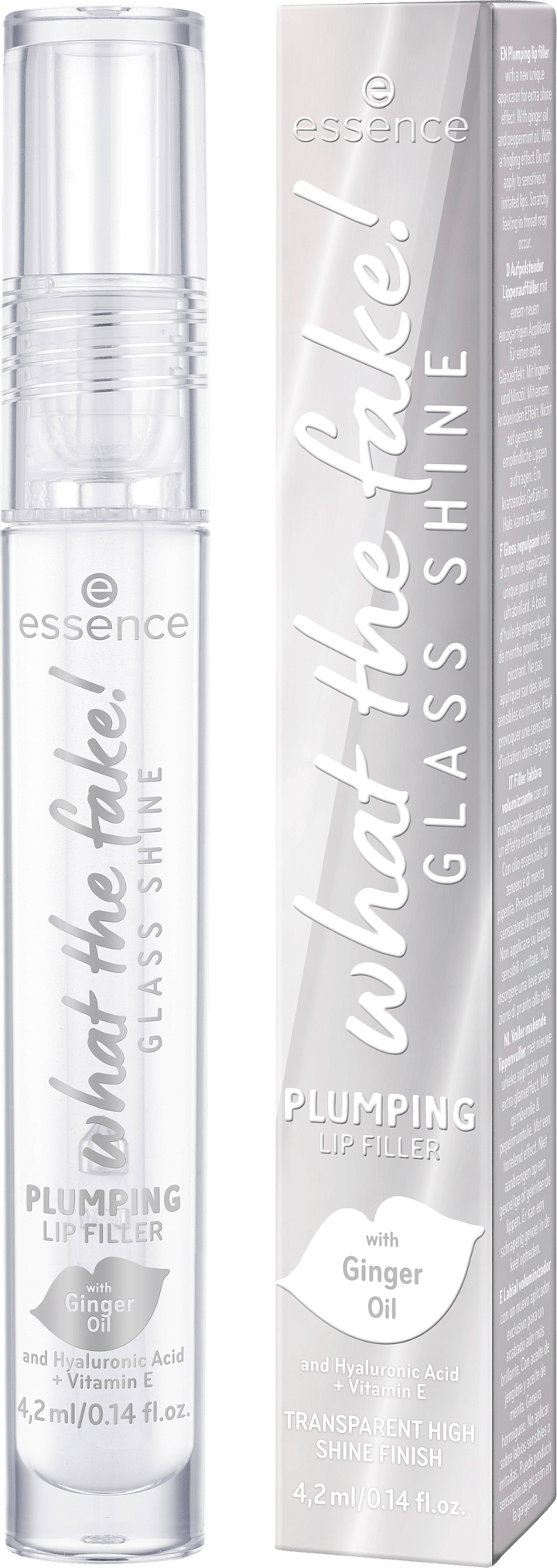 Блеск для губ essence Lipgloss What The Fake! Glass Shine Plumping Lip Filler 01 Oh So Glassy, 4,2 ml
Блеск для губ essence Lipgloss What The Fake! Glass Shine Plumping Lip Filler 01 Oh So Glassy, 4,2 ml