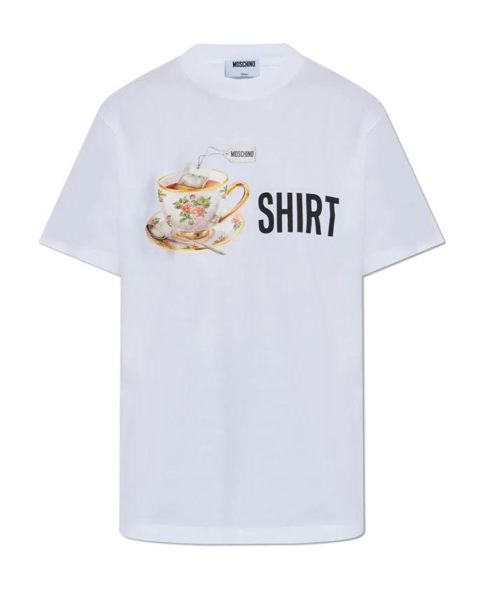 Футболка с принтом Moschino, белый
Футболка с принтом Moschino, белый