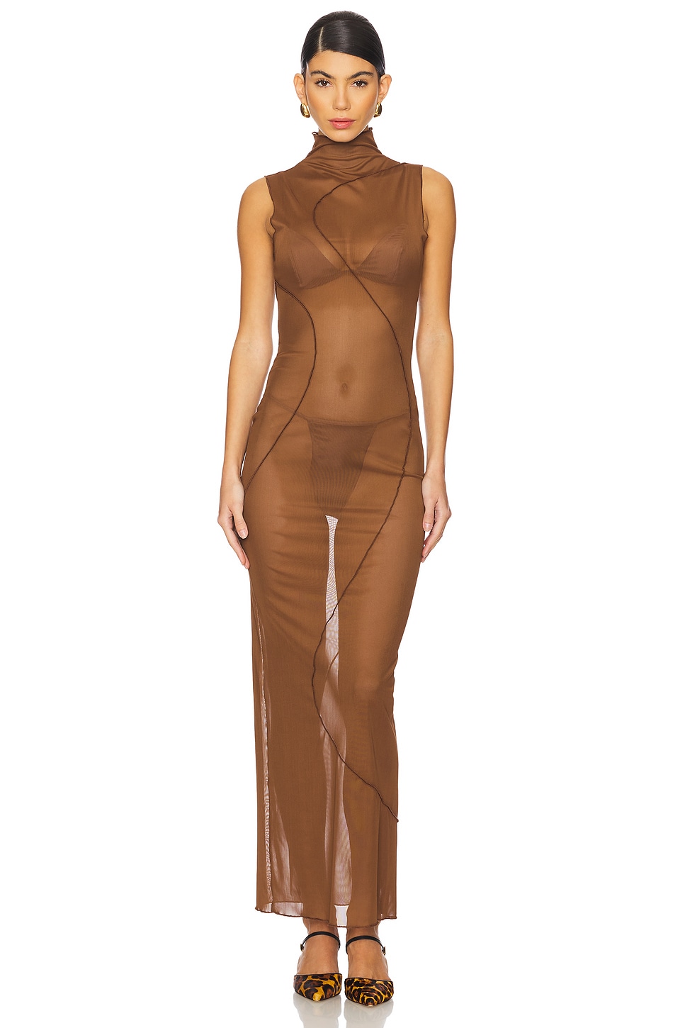 Платье макси лагуна Camila Coelho, коричневый
Платье макси лагуна Camila Coelho, коричневый