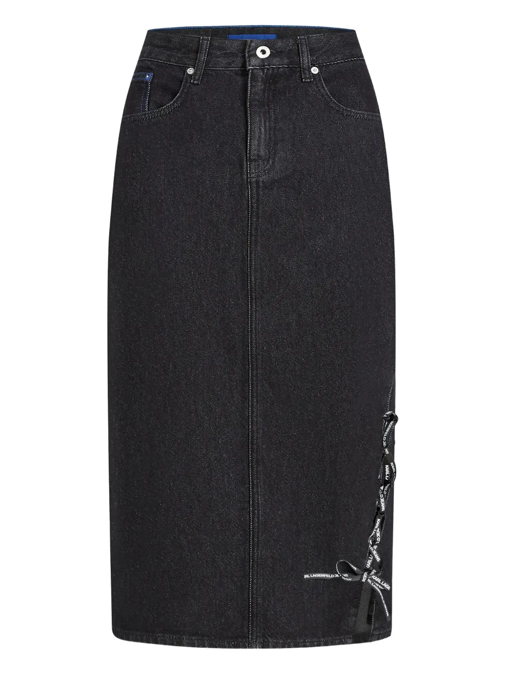 Джинсовая юбка со шнуровкой Karl Lagerfeld Jeans, черный
Джинсовая юбка со шнуровкой Karl Lagerfeld Jeans, черный