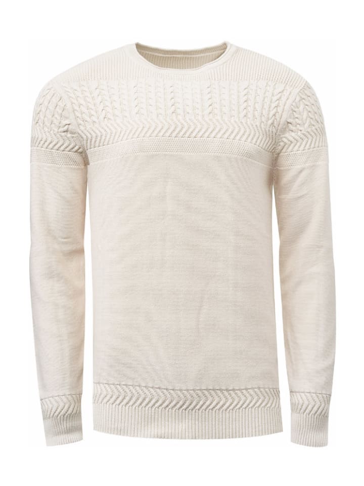 Винтажный тонкий вязаный свитер с круглым вырезом цвета экрю Rusty Neal
Винтажный тонкий вязаный свитер с круглым вырезом цвета экрю Rusty Neal