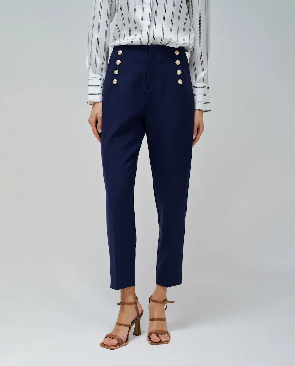 Женские укороченные брюки чинос из ткани Salsa Jeans, синий
Женские укороченные брюки чинос из ткани Salsa Jeans, синий