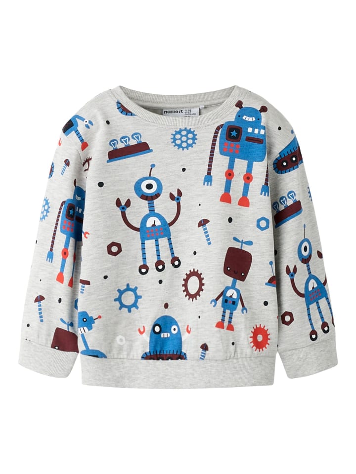 Name it Толстовка светло-серого меланжевого цвета
Name it Толстовка светло-серого меланжевого цвета