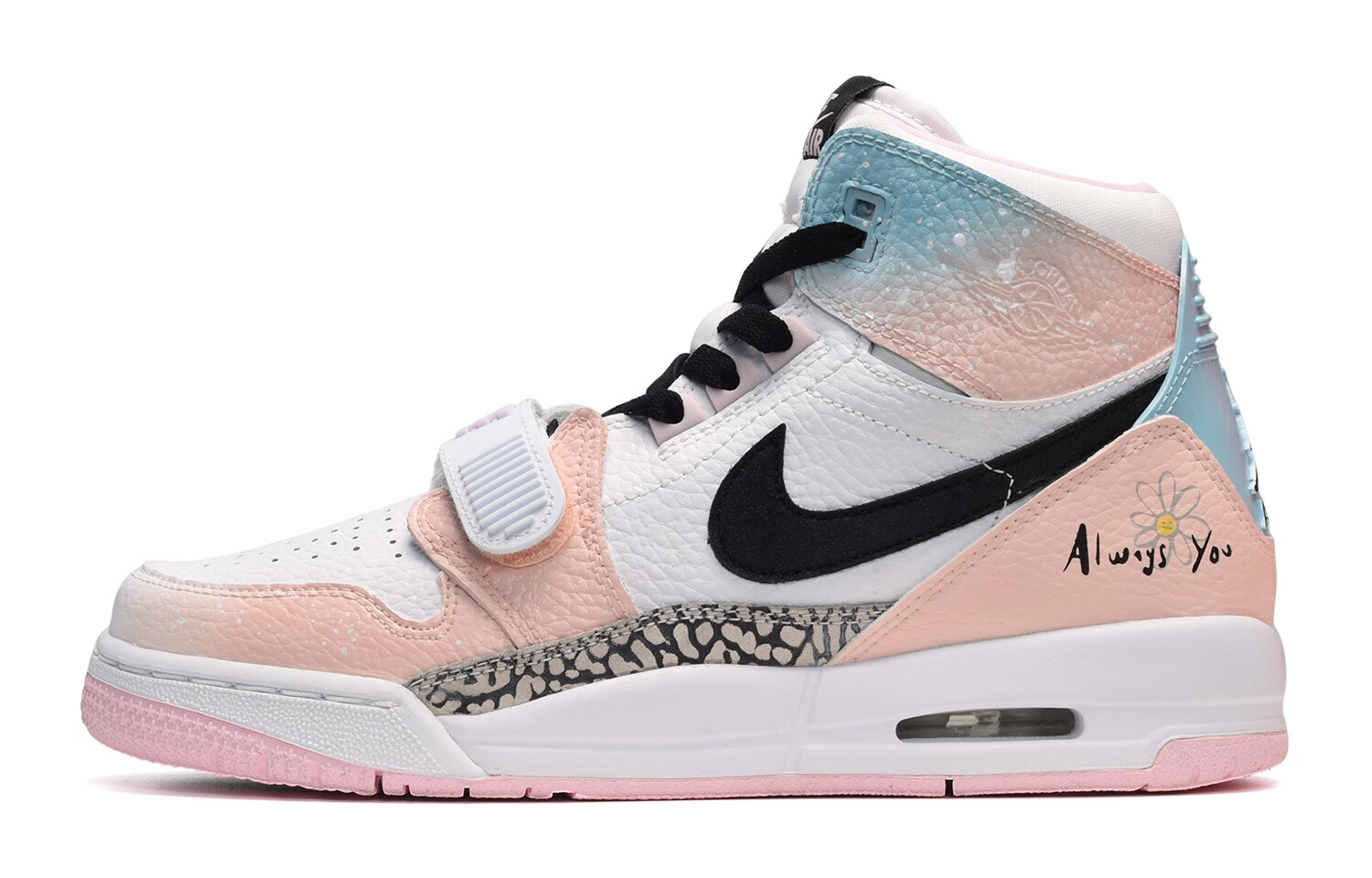 Кроссовки JORDAN Legacy 312 Vintage Basketball Shoes Women's High-Top Pink Blue White
Кроссовки JORDAN Legacy 312 Vintage Basketball Shoes Women's High-Top Pink Blue White