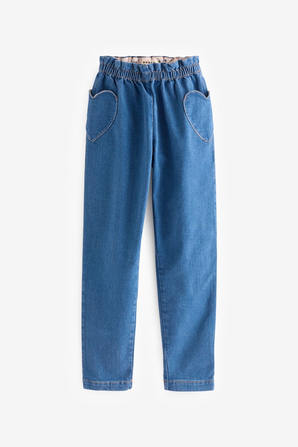 Брюки с карманом в форме сердца Boden, синий
Брюки с карманом в форме сердца Boden, синий