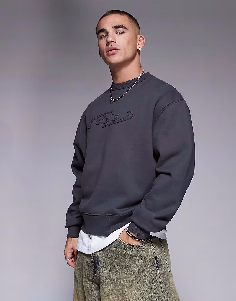 ASOS DESIGN премиум-класса, плотная 400-граммовая свободная футболка свободного кроя с принтом на груди и аппликацией raw edqe в угольном цвете - CHARCOAL
ASOS DESIGN премиум-класса, плотная 400-граммовая свободная футболка свободного кроя с принтом на груди и аппликацией raw edqe в угольном цвете - CHARCOAL