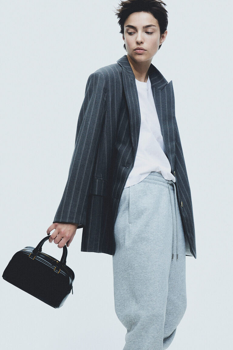 Хлопковая футболка H&M, белый
Хлопковая футболка H&M, белый