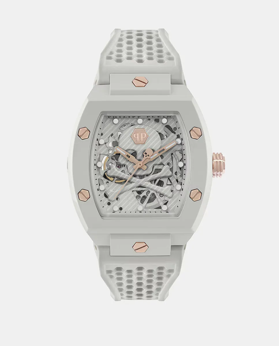 Автоматические белые силиконовые мужские часы Skeleton Eco Ceramic PWVBA0123 Philipp Plein
Автоматические белые силиконовые мужские часы Skeleton Eco Ceramic PWVBA0123 Philipp Plein