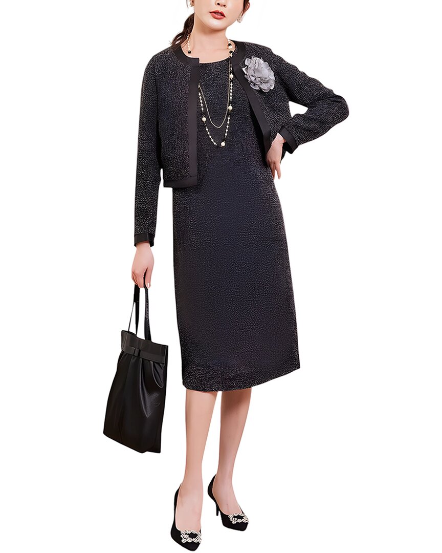 Комплект из 2 предметов: блейзер и платье от Lily Kim, черный
Комплект из 2 предметов: блейзер и платье от Lily Kim, черный