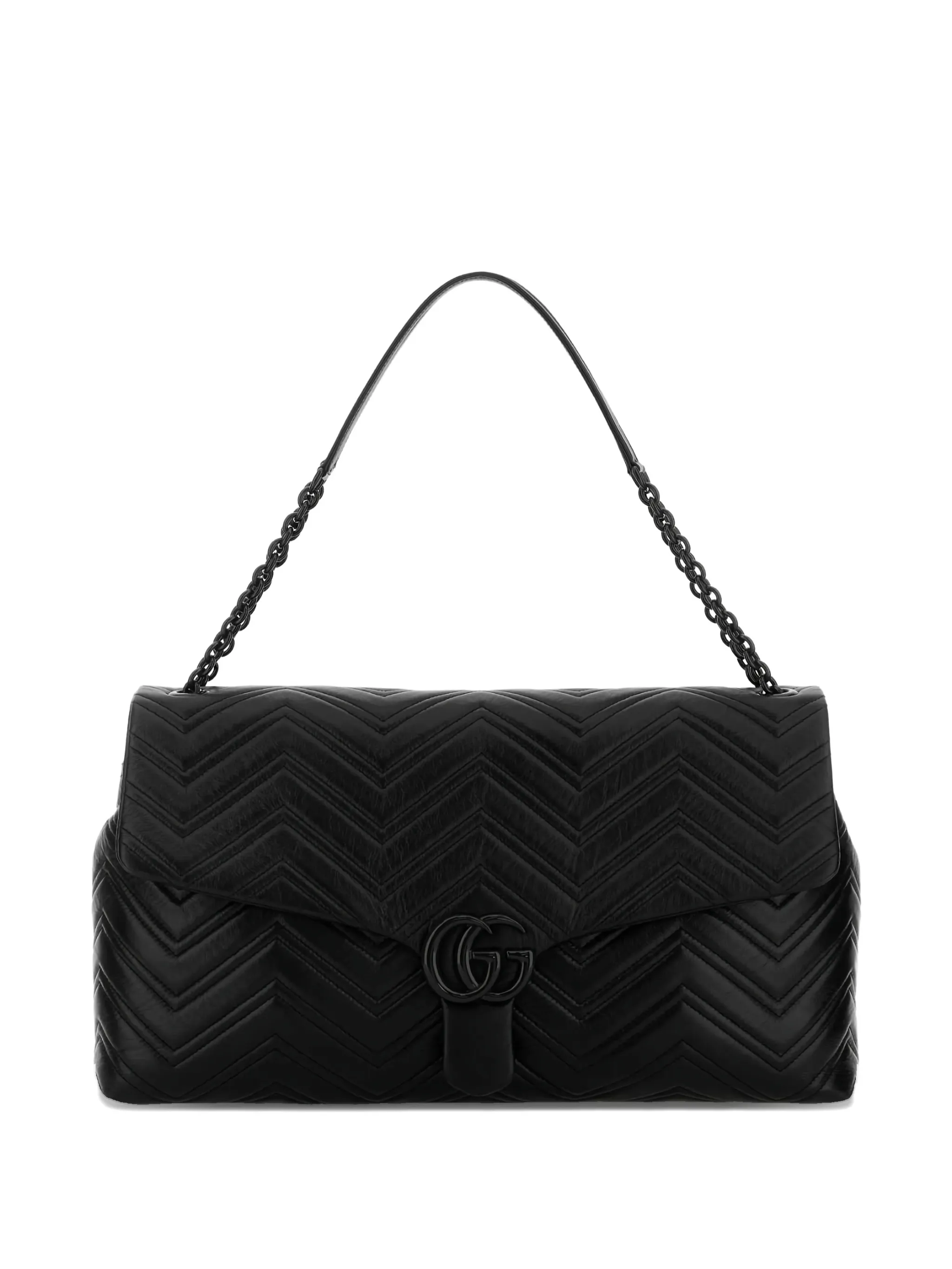 Сумка на плечо с узором шеврон Gucci, черный
Сумка на плечо с узором шеврон Gucci, черный