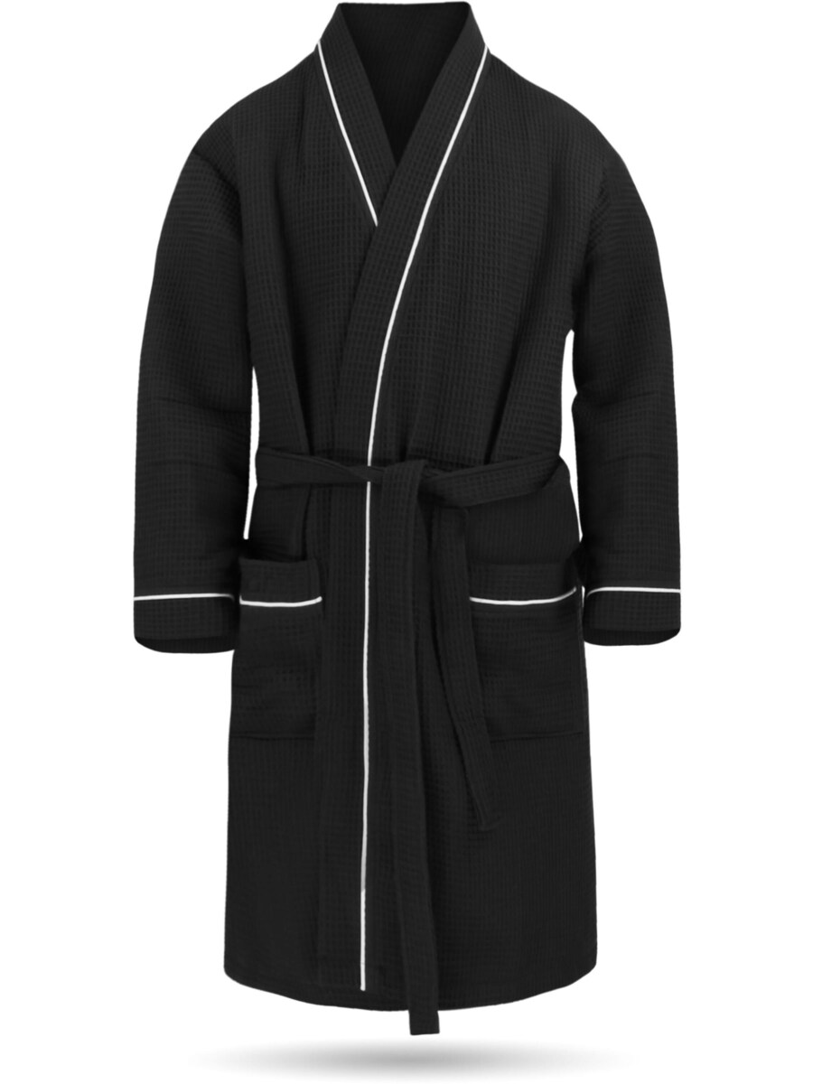 Халат normani Short Bathrobe, черный
Халат normani Short Bathrobe, черный