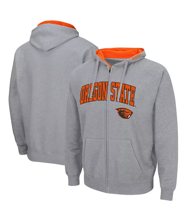 Мужская толстовка с капюшоном Heathered Gray Oregon State Beavers Arch and Logo 3.0 на молнии Colosseum
Мужская толстовка с капюшоном Heathered Gray Oregon State Beavers Arch and Logo 3.0 на молнии Colosseum