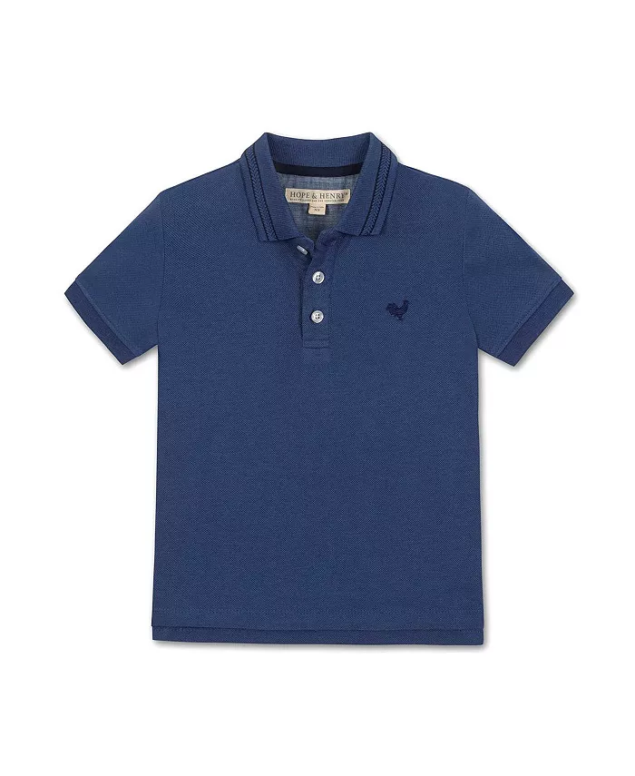 Рубашка-поло с короткими рукавами из органического трикотажа пике для мальчиков и девочек Hope & Henry, синий
Рубашка-поло с короткими рукавами из органического трикотажа пике для мальчиков и девочек Hope & Henry, синий