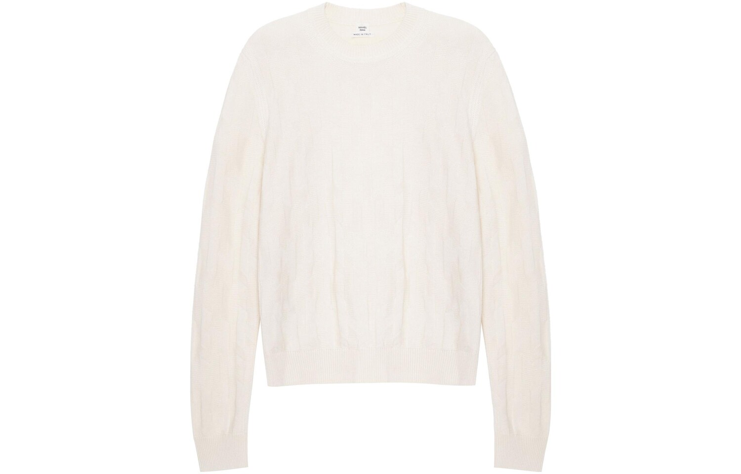 Свитер женский Hermes с узором, белый
Свитер женский Hermes с узором, белый