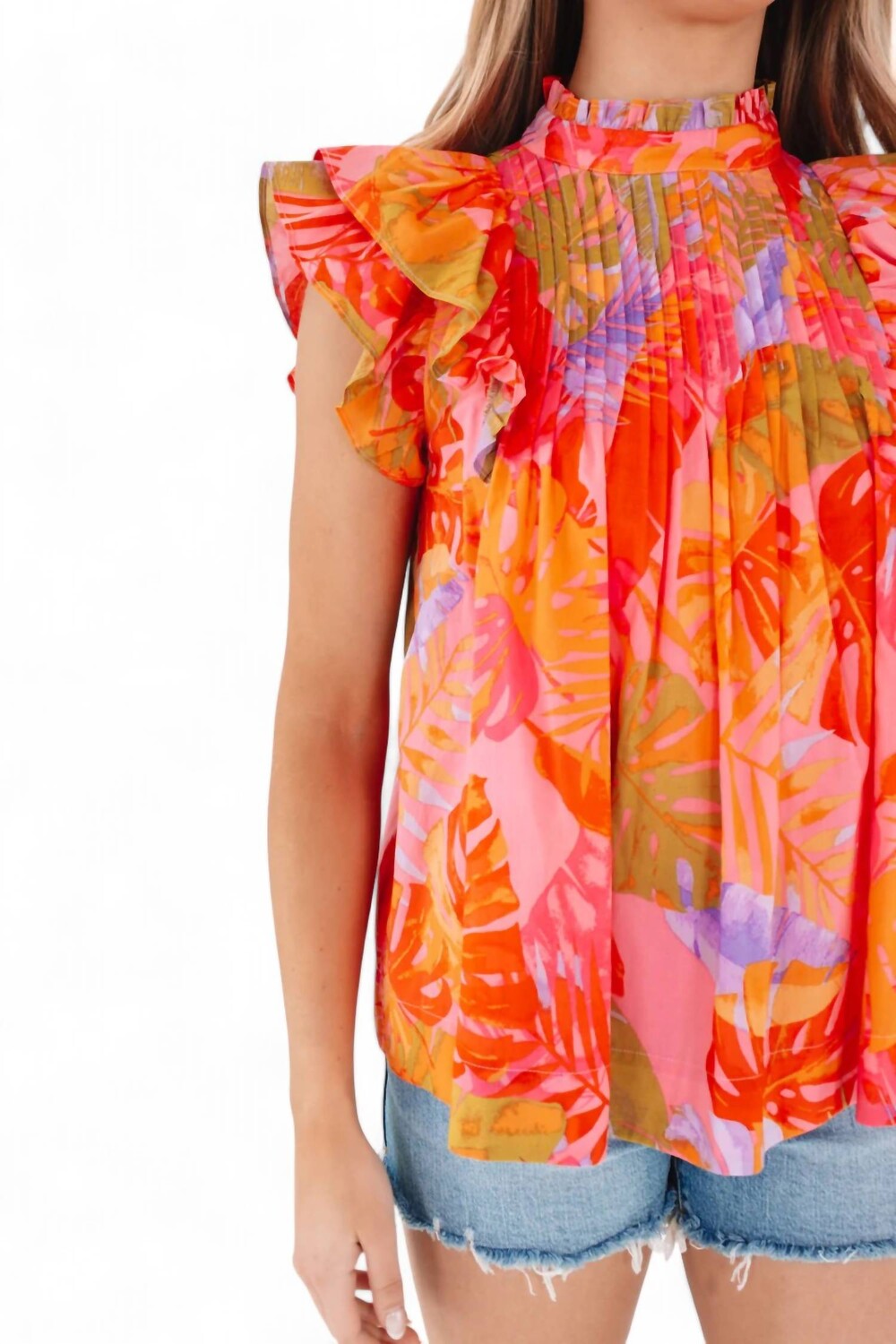 Розовый разноцветный хлопковый топ на плиссированной подкладке Eden j.marie
Розовый разноцветный хлопковый топ на плиссированной подкладке Eden j.marie