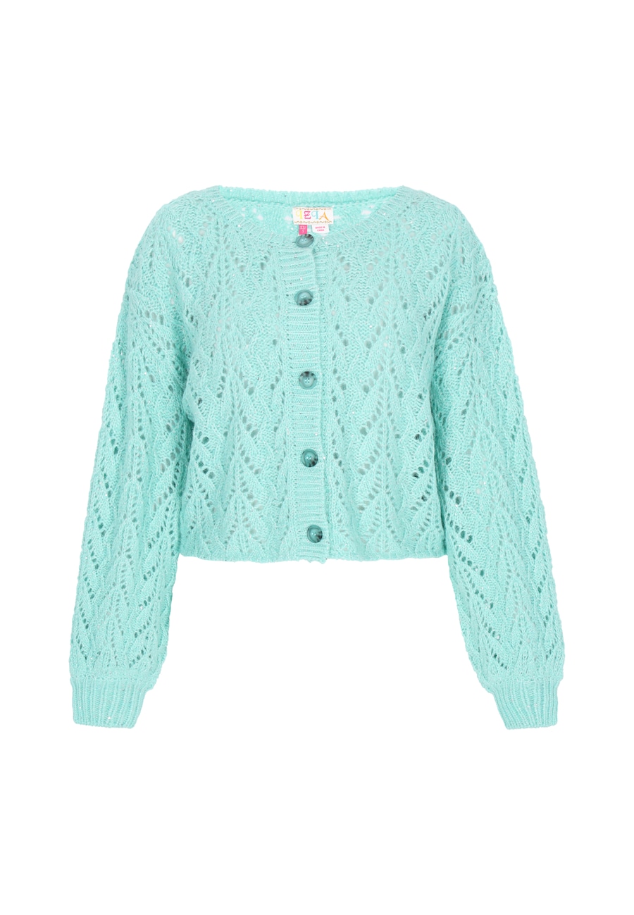 Вязаный кардиган IZIA, бирюзовый
Вязаный кардиган IZIA, бирюзовый