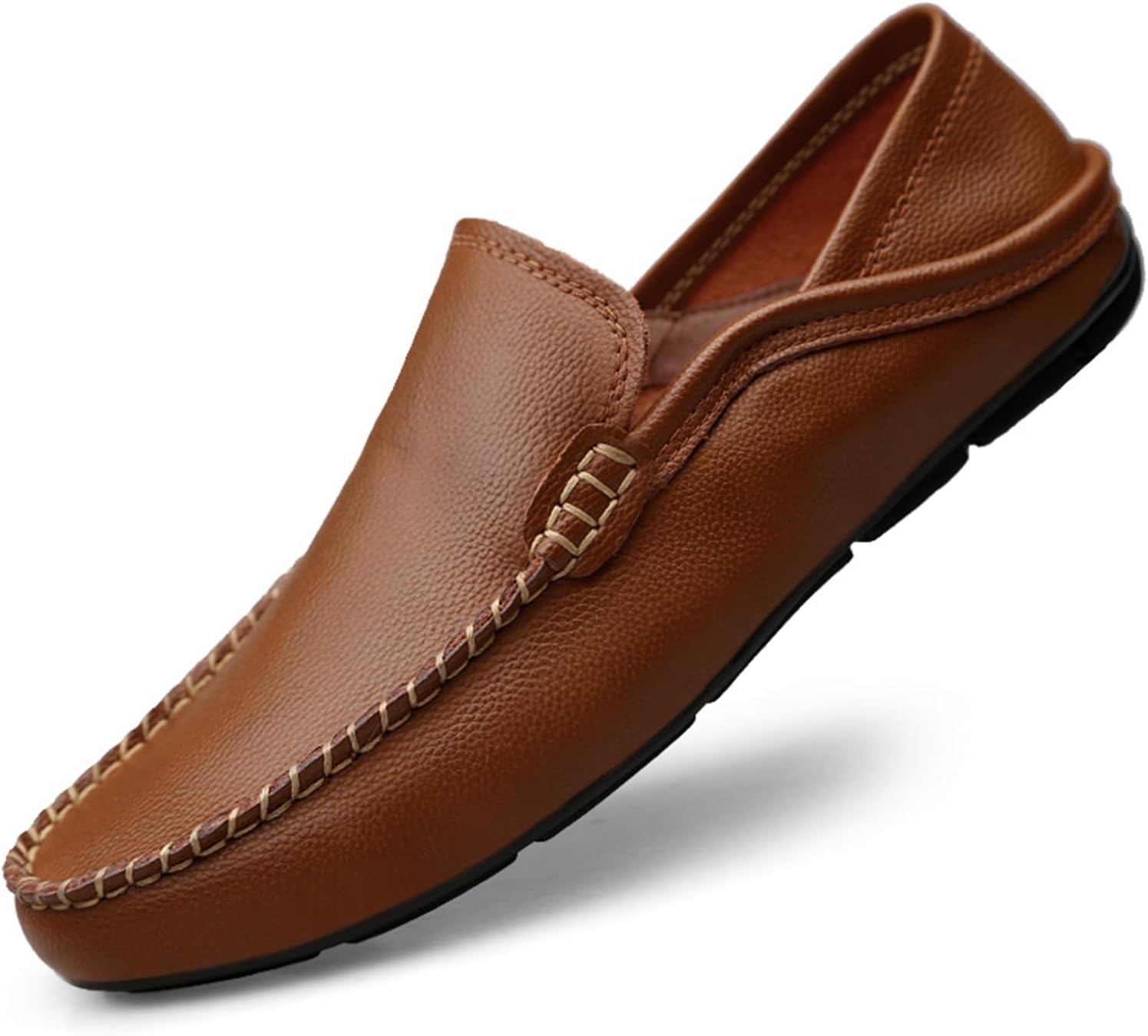 Мужские лоферы слипоны из кожи, повседневная обувь для мужчин, удобные дышащие обувь для ходьбы и вождения Abborora, коричневый
Мужские лоферы слипоны из кожи, повседневная обувь для мужчин, удобные дышащие обувь для ходьбы и вождения Abborora, коричневый