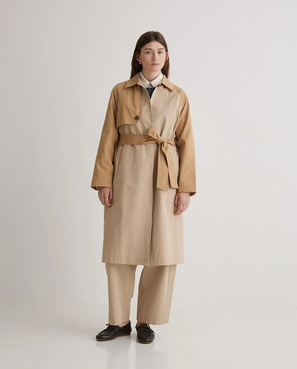 Женский тренч с застежкой на пуговицы и воротником-рубашкой Yerse, бежевый
Женский тренч с застежкой на пуговицы и воротником-рубашкой Yerse, бежевый