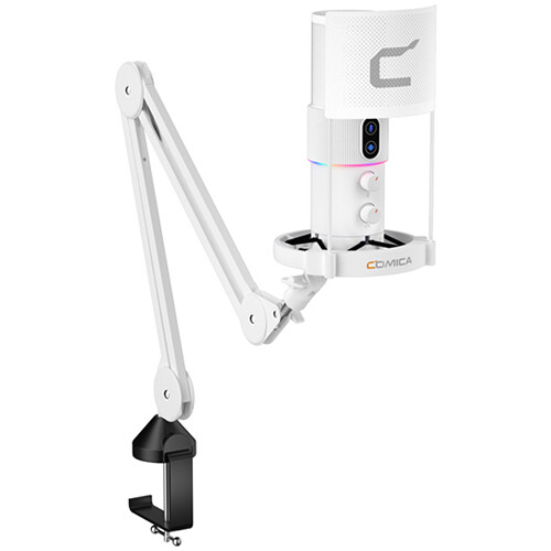 Комплект конденсаторного микрофона Comica Audio STA-U2A RGB USB (белый)
Комплект конденсаторного микрофона Comica Audio STA-U2A RGB USB (белый)