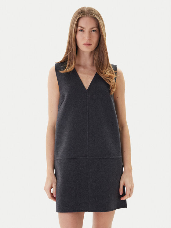 Вязаное платье relaxed fit LV044D017G Calvin Klein, серый
Вязаное платье relaxed fit LV044D017G Calvin Klein, серый