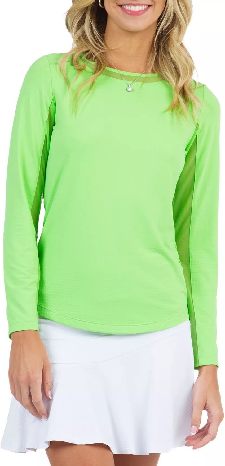 Ibkul Женская сетчатая футболка с круглым вырезом с длинными рукавами
Ibkul Женская сетчатая футболка с круглым вырезом с длинными рукавами