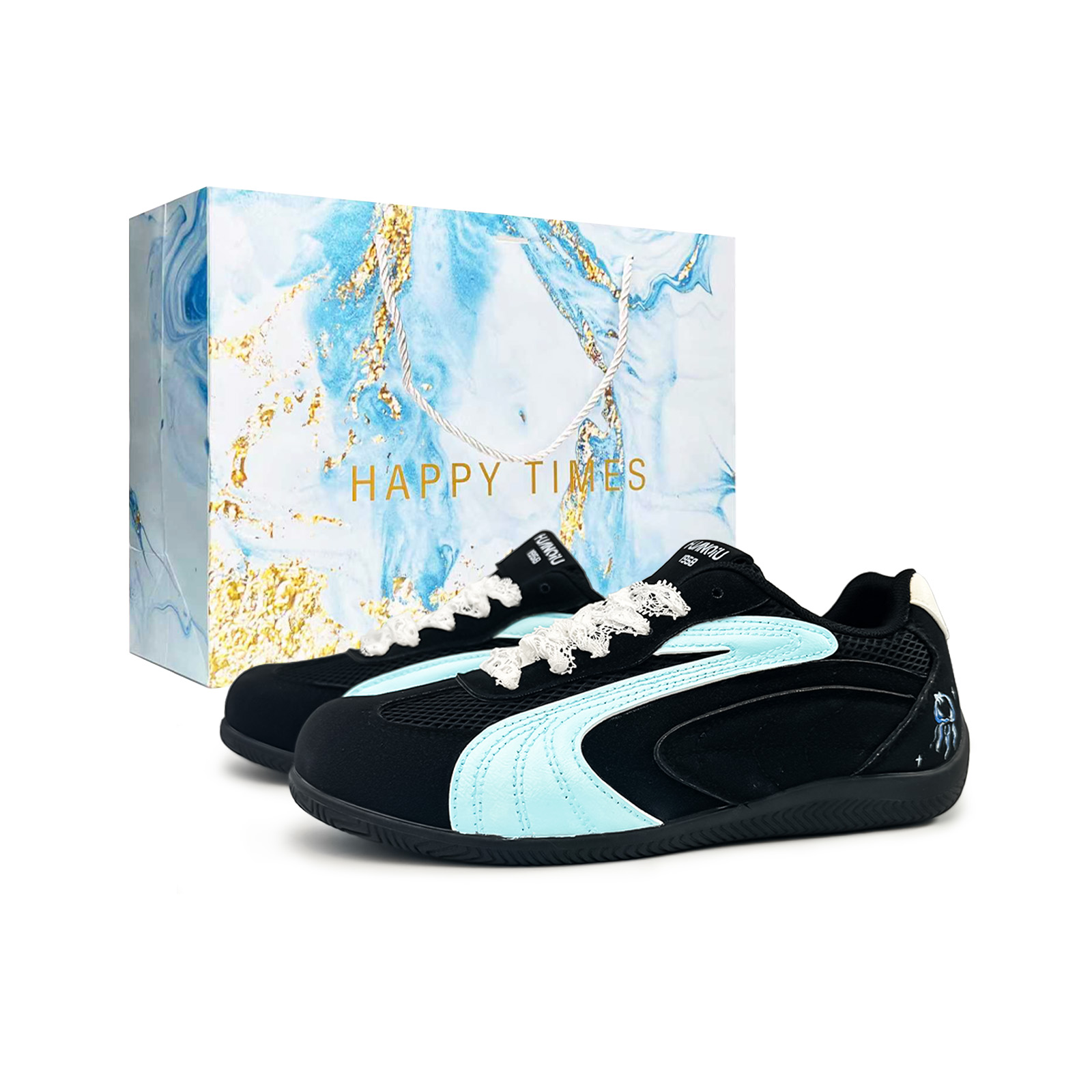 HUANQIU Кроссовки Bubble Jellyfish Synthetic Leather Lightweight Coverage Low top Racing Unisex Black Blue
HUANQIU Кроссовки Bubble Jellyfish Synthetic Leather Lightweight Coverage Low top Racing Unisex Black Blue