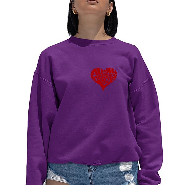 Толстовка с принтом All you need is love La Pop Art, Purple, Фиолетовый, Толстовка с принтом All you need is love La Pop Art, Purple
Толстовка с принтом All you need is love La Pop Art, Purple, Фиолетовый, Толстовка с принтом All you need is love La Pop Art, Purple
