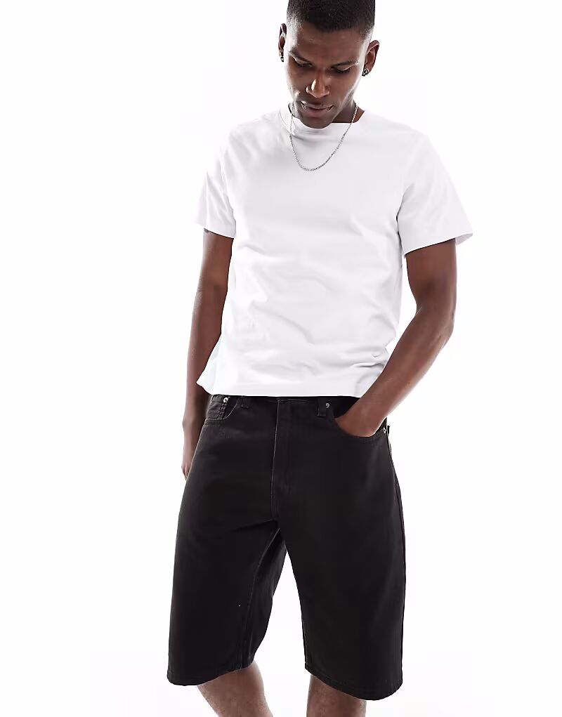 Свободные джинсовые шорты Levi's 469 длиной 12 дюймов черного цвета
Свободные джинсовые шорты Levi's 469 длиной 12 дюймов черного цвета