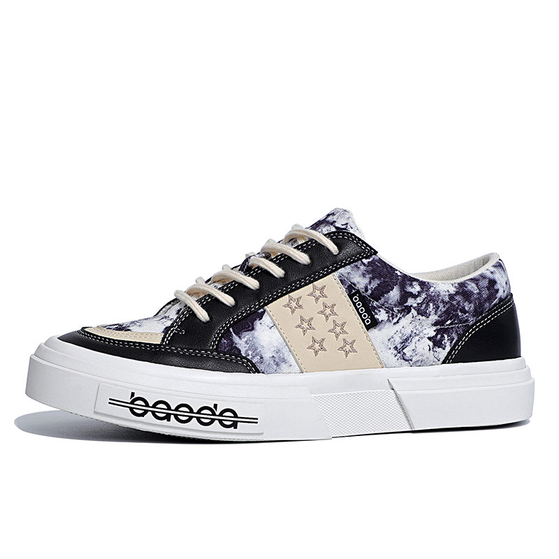 Дышащие низкие скейтбордские кроссовки Baoda мужские, черно-белые
Дышащие низкие скейтбордские кроссовки Baoda мужские, черно-белые