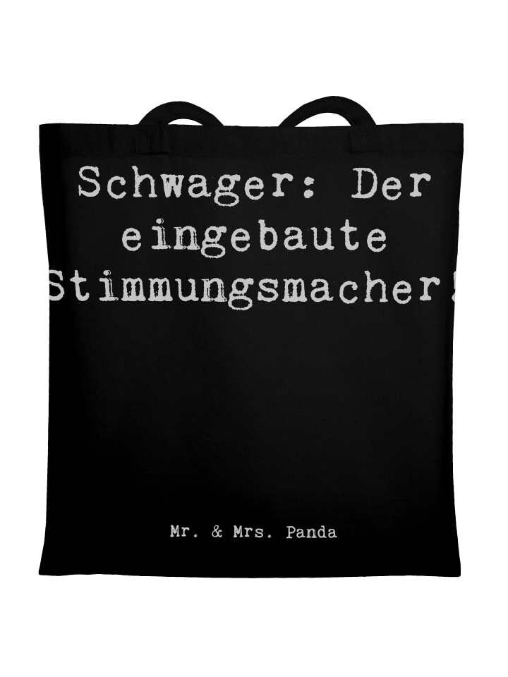 Сумка для переноски Mr & Mrs Panda Schwager Der eingebaute Stimmungsm, черный 
Сумка для переноски Mr & Mrs Panda Schwager Der eingebaute Stimmungsm, черный