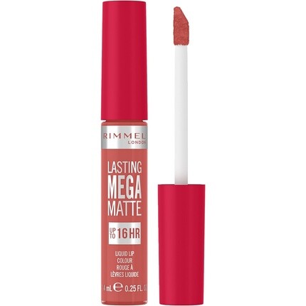 Rimmel London Lasting Mega Matte Liquid Lipstick Стойкая увлажняющая веганская формула 7,4 мл 600 Coral Sass 
Rimmel London Lasting Mega Matte Liquid Lipstick Стойкая увлажняющая веганская формула 7,4 мл 600 Coral Sass