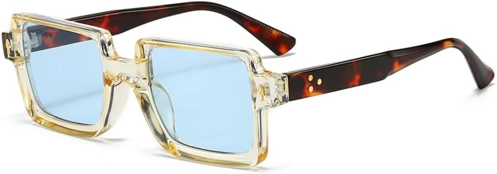 Солнцезащитные очки для мужчин и женщин - защита UV400 - градиентные линзы, заклепки, панк-стиль, маленькая оправа, для занятий спортом на открытом воздухе и вождения DSVIGF, Yellow
Солнцезащитные очки для мужчин и женщин - защита UV400 - градиентные линзы, заклепки, панк-стиль, маленькая оправа, для занятий спортом на открытом воздухе и вождения DSVIGF, Yellow