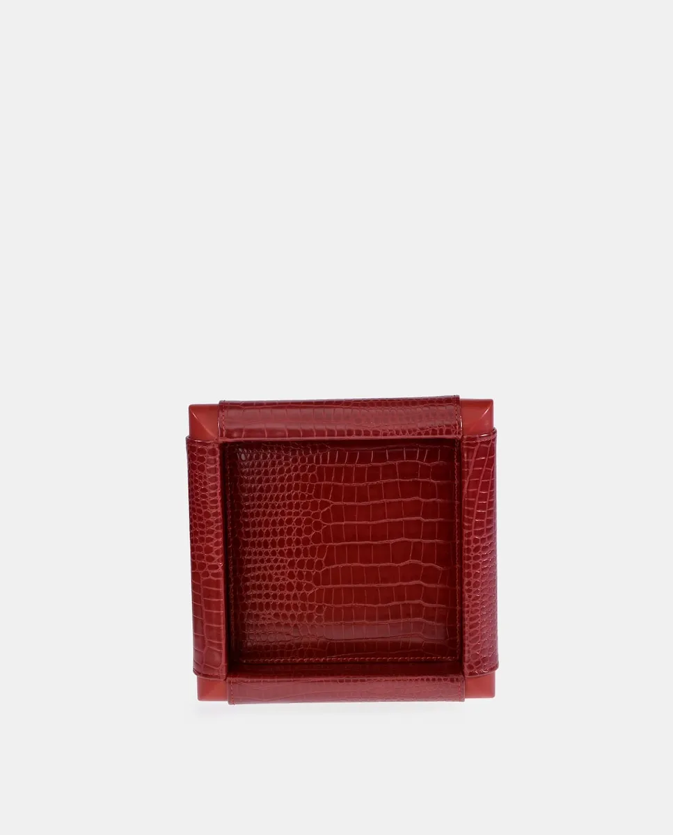 Жесткий кошелек с квадратным дизайном Pierre Cardin, бордовый
Жесткий кошелек с квадратным дизайном Pierre Cardin, бордовый