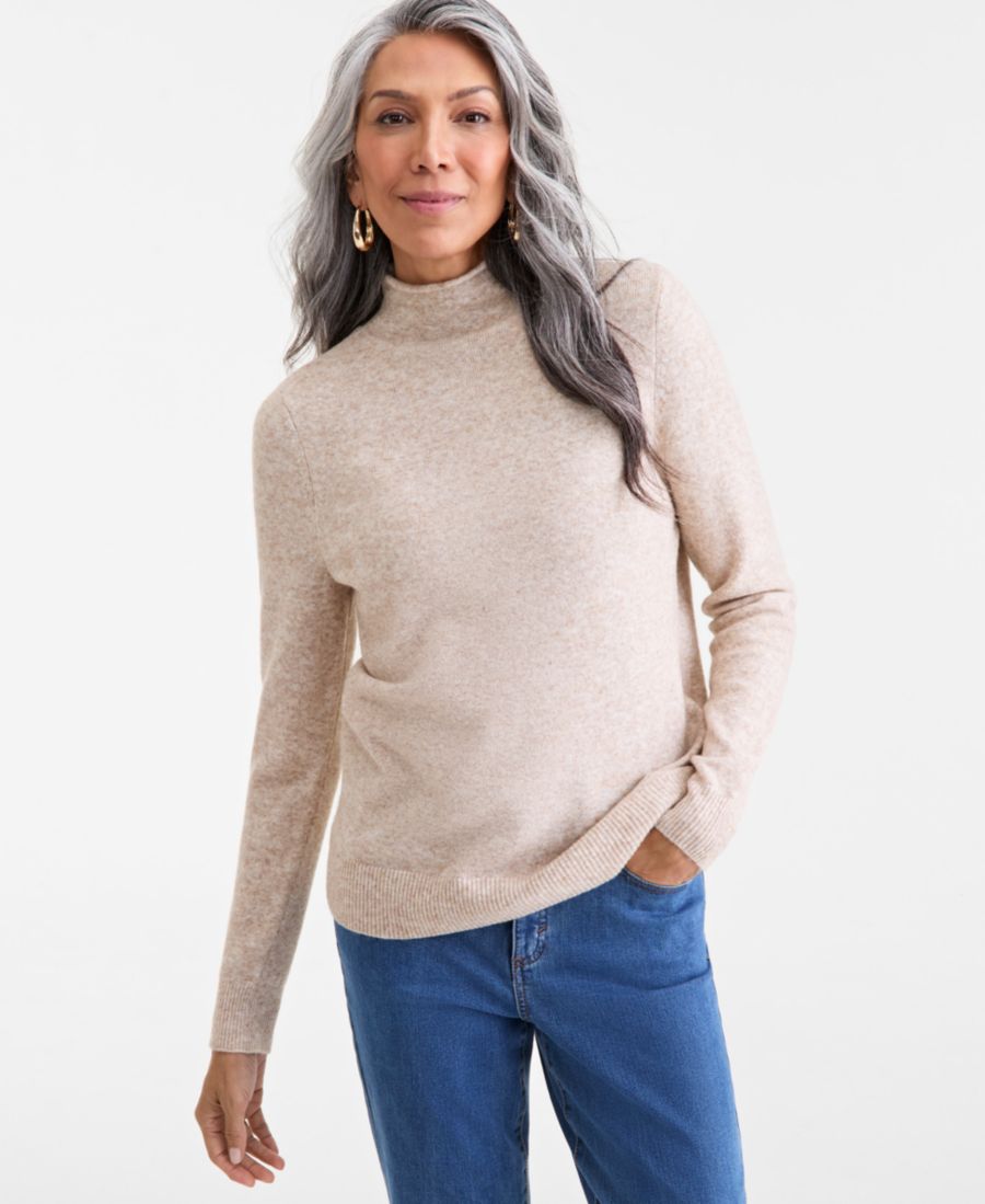 Женский свитер Luxsoft с высоким воротником, размеры PXS-XXL Style & Co, Sandstone Heather
Женский свитер Luxsoft с высоким воротником, размеры PXS-XXL Style & Co, Sandstone Heather