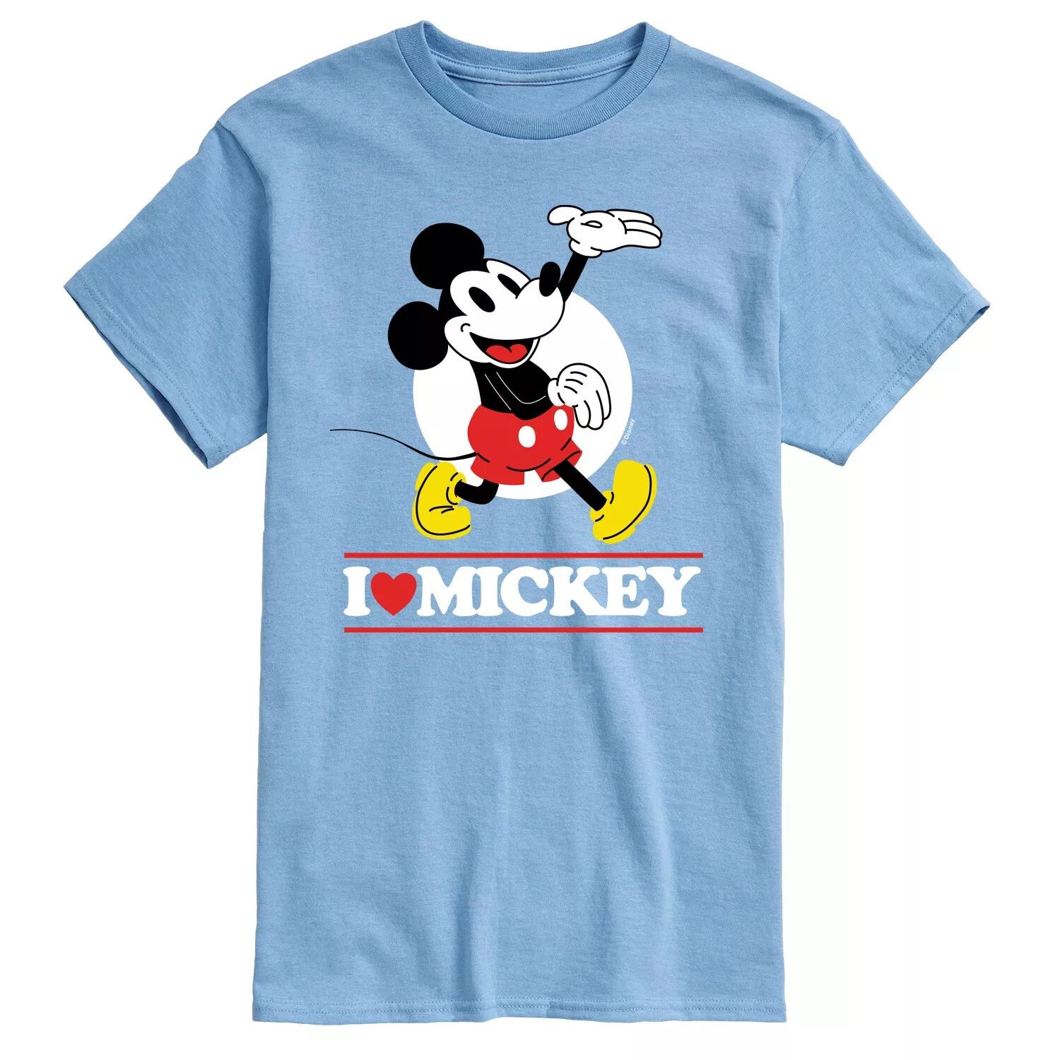Мужская футболка с рисунком Микки Мауса Disney's I Love Mickey Licensed Character 
Мужская футболка с рисунком Микки Мауса Disney's I Love Mickey Licensed Character
