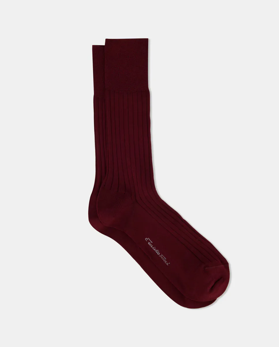 Короткие широкие носки в рубчик Emidio Tucci, красный
Короткие широкие носки в рубчик Emidio Tucci, красный