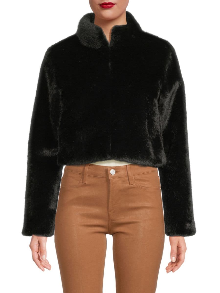 Укороченная куртка из искусственного меха Channel BELLE FARE, черный
Укороченная куртка из искусственного меха Channel BELLE FARE, черный