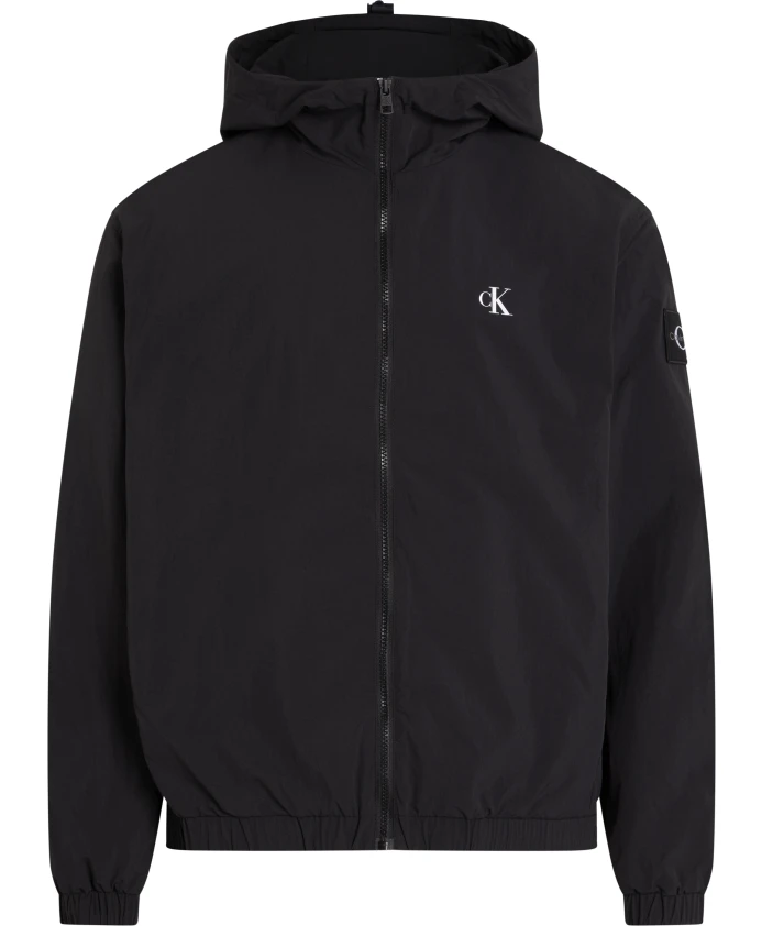 Черная нейлоновая куртка с капюшоном Calvin Klein, черный
Черная нейлоновая куртка с капюшоном Calvin Klein, черный