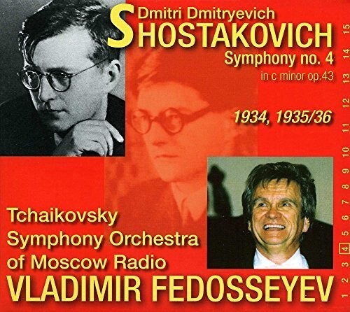 CD диск Shostakovish / Fedosseyev: Symphony 4
CD диск Shostakovish / Fedosseyev: Symphony 4