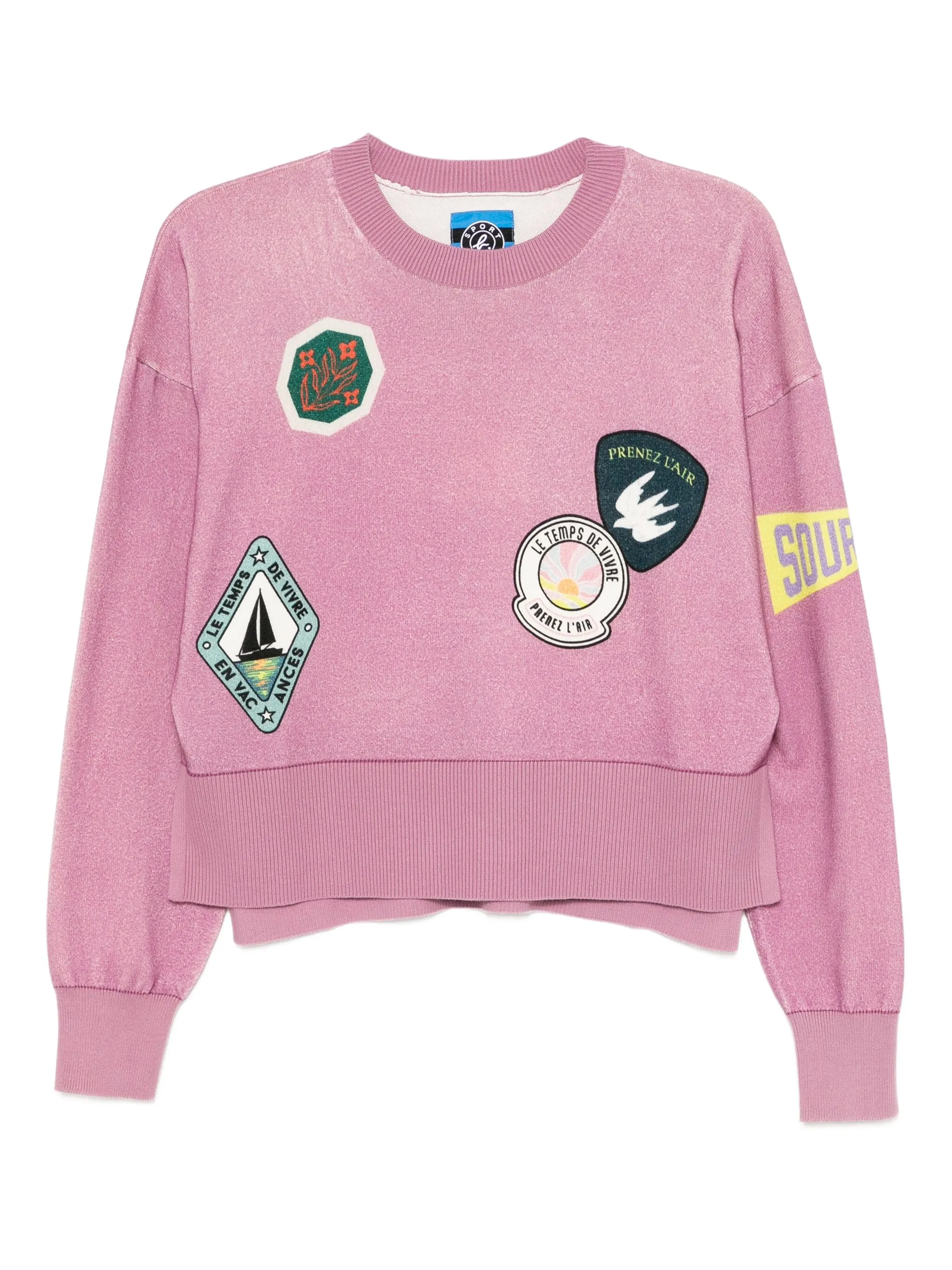 Свитер со значком Sport B. By Agnès B., розовый
Свитер со значком Sport B. By Agnès B., розовый